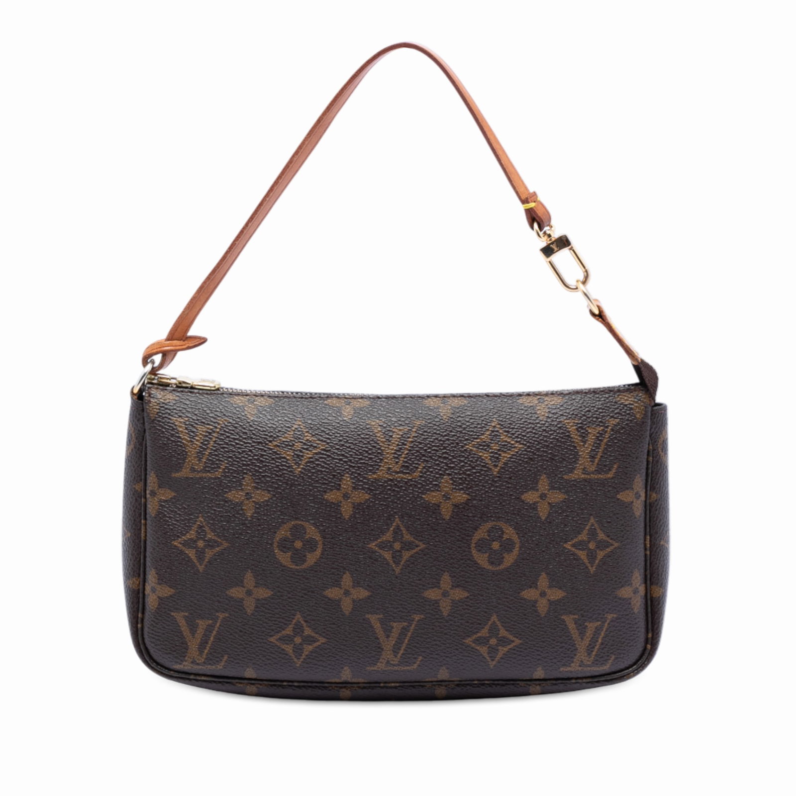 Louis Vuitton Pochette Accessoires Monogram Canvas Brown Shoulder Bag (1 of 8)