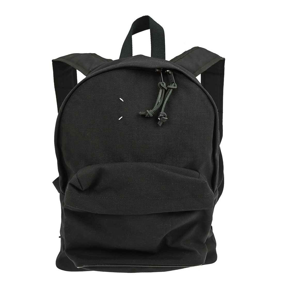 Maison Margiela Vintage Medium Black Canvas Italian Backpack (1 of 11)