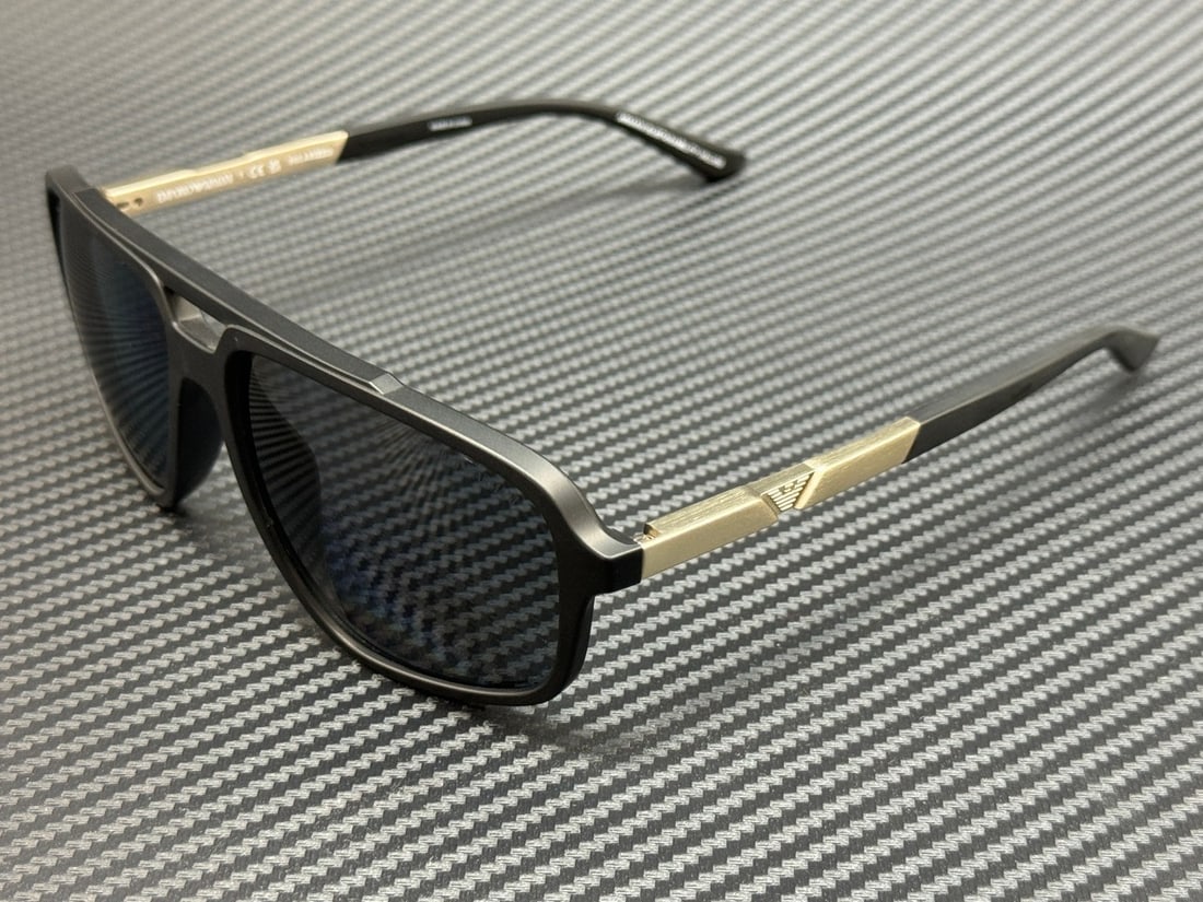 Emporio Armani EA4236U Polarized Matte Black Sunglasses 59mm (1 of 5)