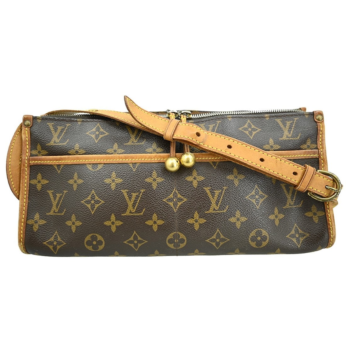 Louis Vuitton Popincourt Long Monogram Canvas Shoulder Bag M40008: Louis Vuitton Popincourt Long Monogram Canvas Shoulder Bag M40008 This Louis Vuitton Popincourt Long shoulder bag features the iconic Monogram canvas leather exterior in brown. Designed with a zip clo