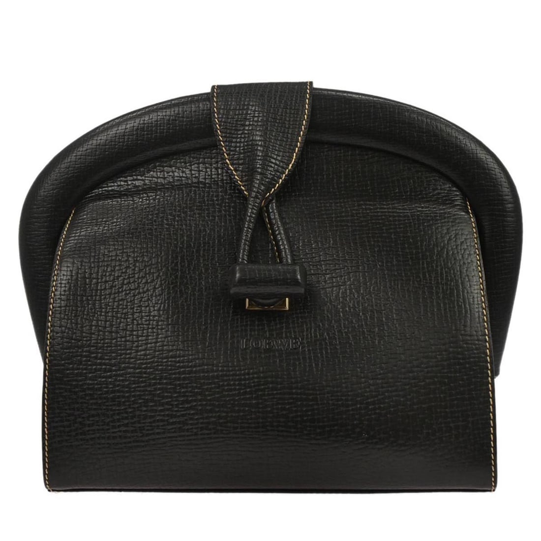 Medium Black Leather Women's Clutch with Inner Pockets by Loewe (1 of 10)