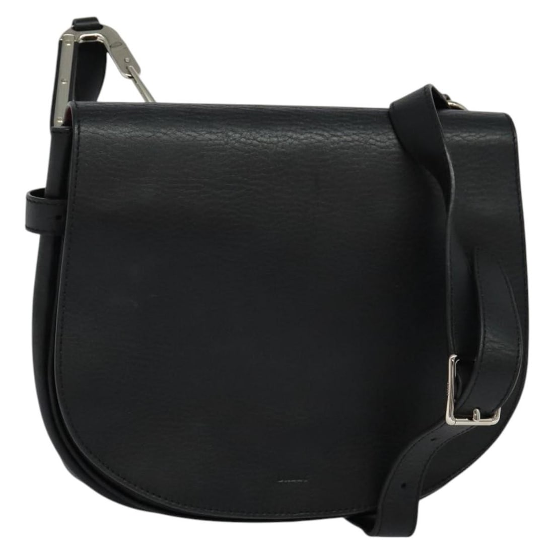 BALLY Black Leather Shoulder Bag with Dust Bag Italy: BALLY Black Leather Shoulder Bag with Dust Bag Italy This Bally shoulder bag is crafted from black leather and designed for women. Made in Italy, it features an adjustable shoulder strap and comes wit