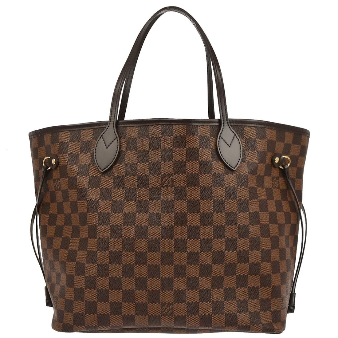 Louis Vuitton Neverfull MM Damier Canvas Brown Medium Tote Bag N51105 (1 of 10)