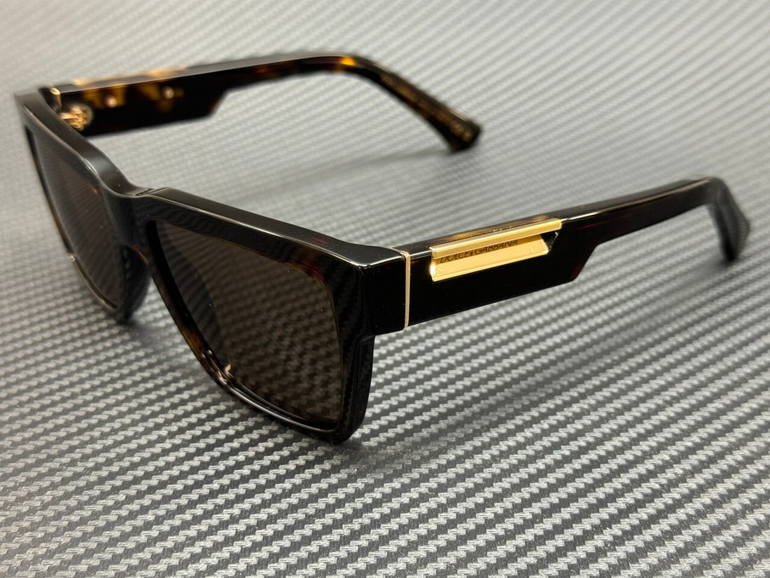 Dolce&Gabbana DG4465 502 73 Havana Brown Men's Sunglasses with Authenticity (1 of 5)