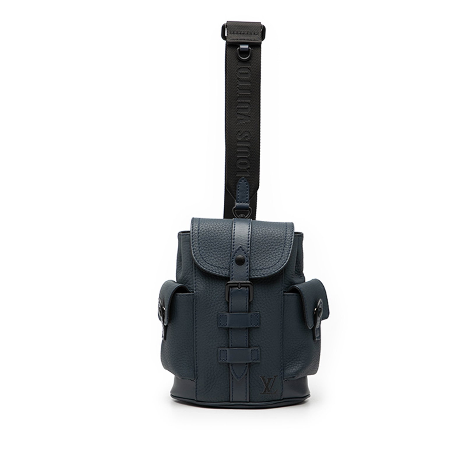 Louis Vuitton Christopher XS Blue Taurillon Leather Shoulder Bag (1 of 6)