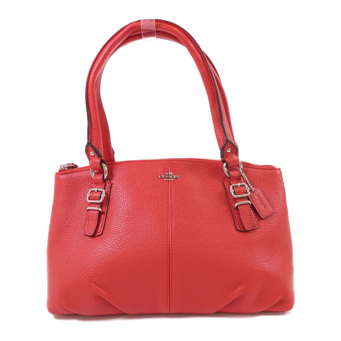 Coach Red Calfskin Leather SHW Handbag (1 of 16)