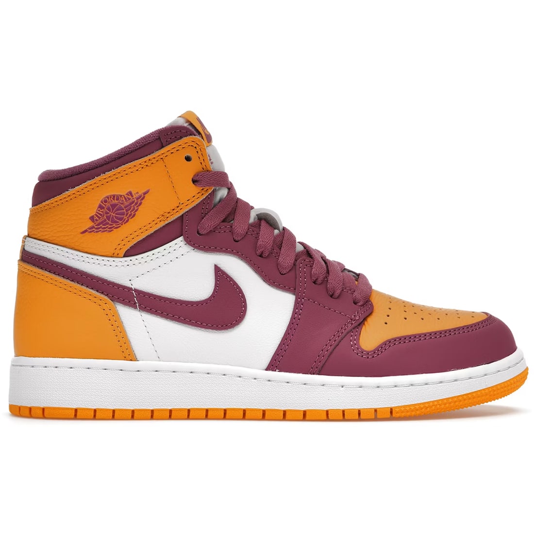 Air Jordan 1 Retro High OG Brotherhood Grade School Sneakers: Air Jordan 1 Retro High OG Brotherhood Grade School Sneakers The Jordan 1 Retro High OG Brotherhood (GS) is an authentic pair of sneakers presented in un-used and unworn condition. This model features
