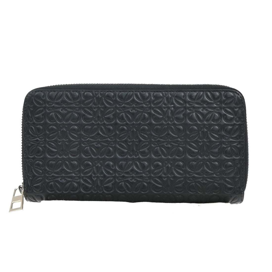 Black Leather Anagram Wallet by Loewe for Women: Black Leather Anagram Wallet by Loewe for Women This Loewe Anagram Wallet for women is crafted from black leather and features the iconic Anagram design. Made in Spain, it offers a stylish and practic