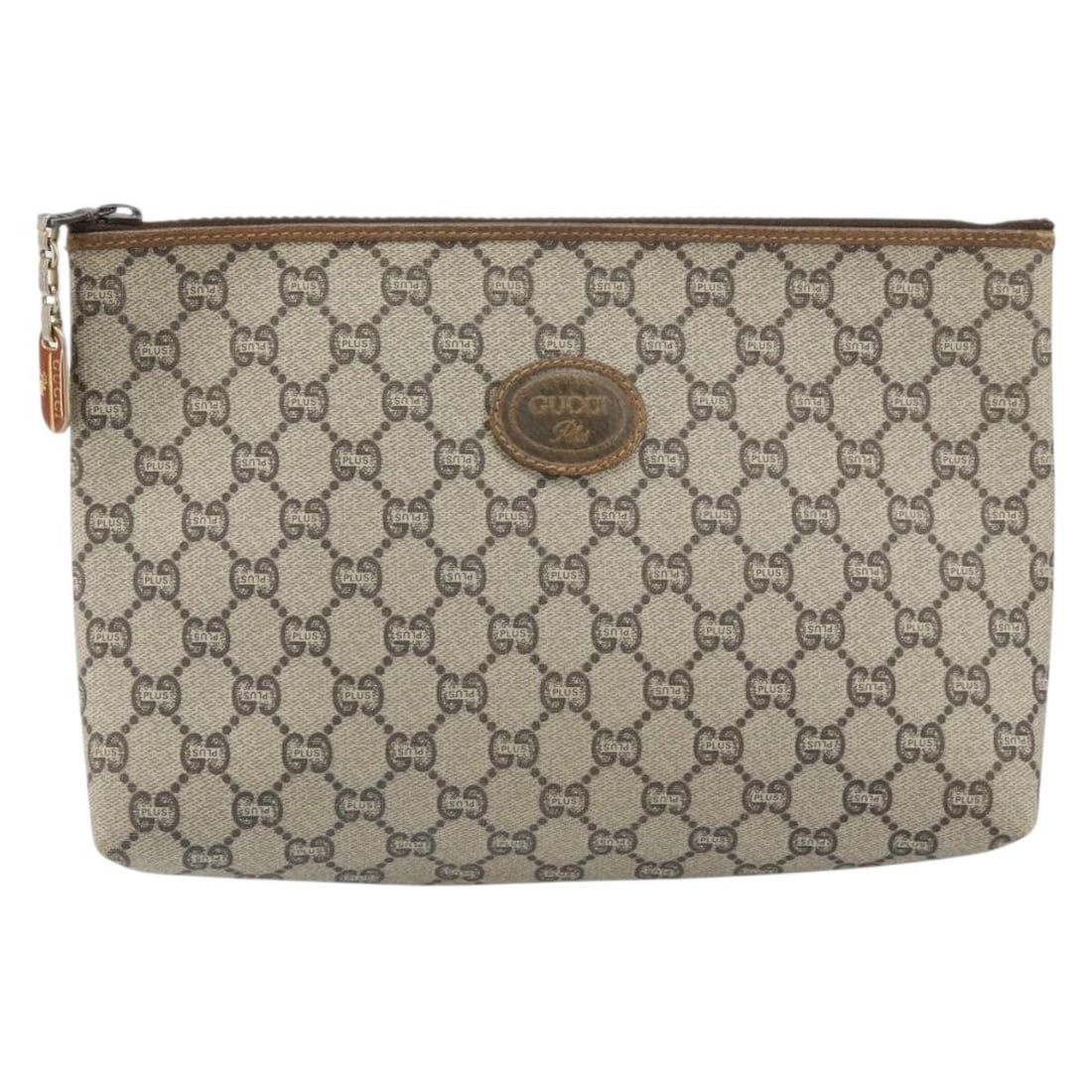 GG Supreme Beige Canvas Unisex Clutch Bag by Gucci (1 of 17)