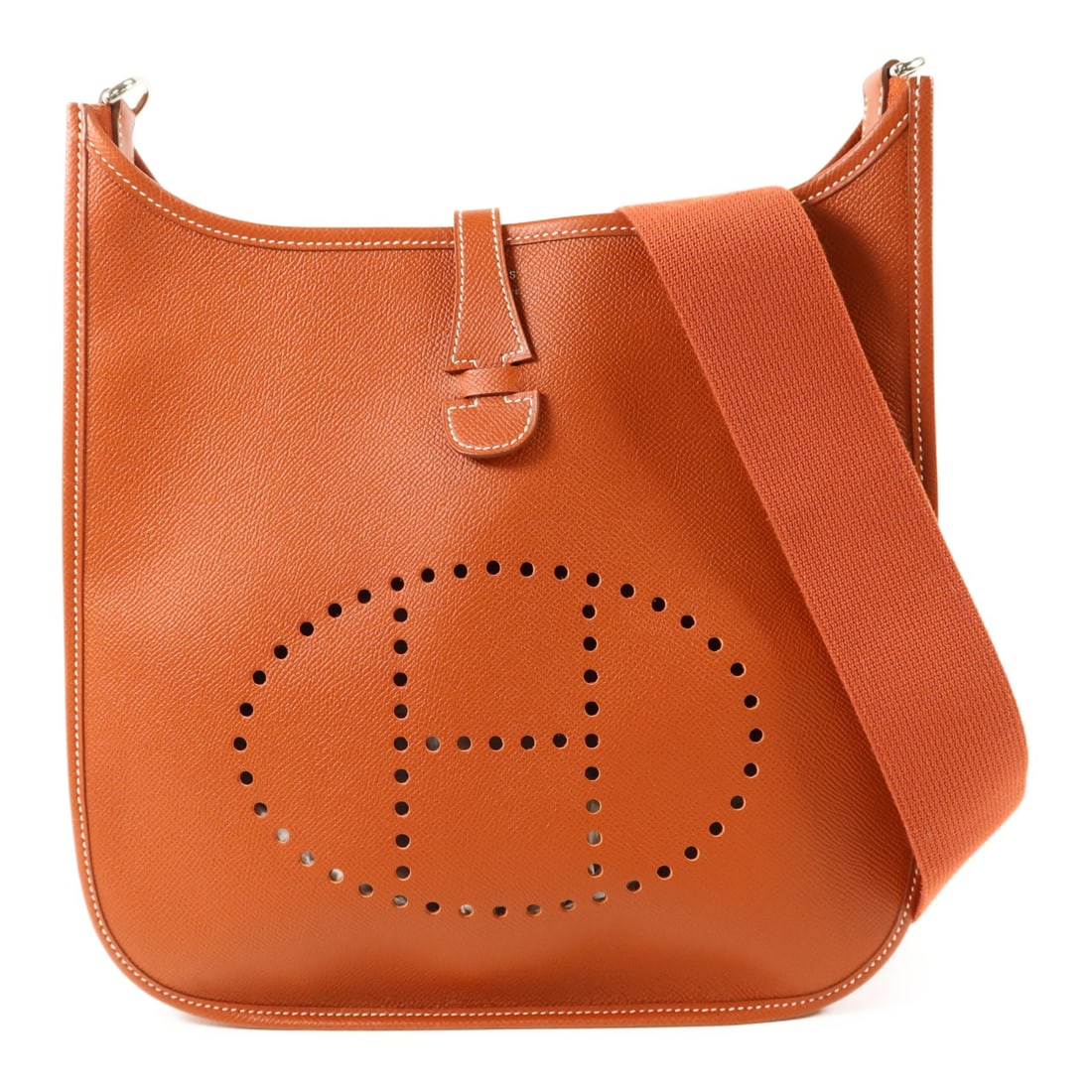 Evelyne PM Shoulder Bag in Brown Calfskin Leather with Palladium Hardware (1 of 15)