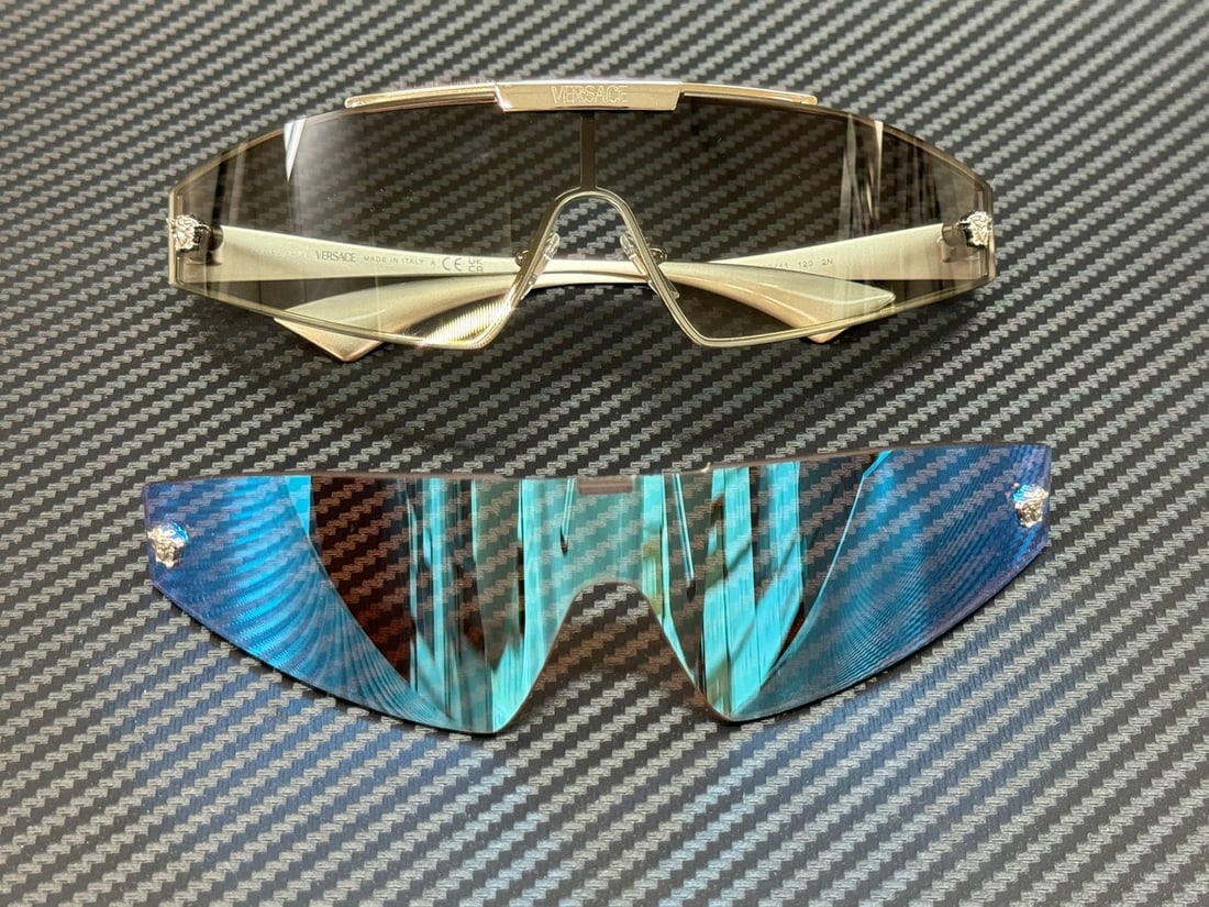 Versace VE2265 100011 Silver Frame Grey Gradient Women's Sunglasses with Authenticity: Versace VE2265 100011 Silver Frame Grey Gradient Women's Sunglasses with Authenticity Discover the elegance of Versace with these stunning VE2265 100011 sunglasses. Featuring a sleek silver frame, the