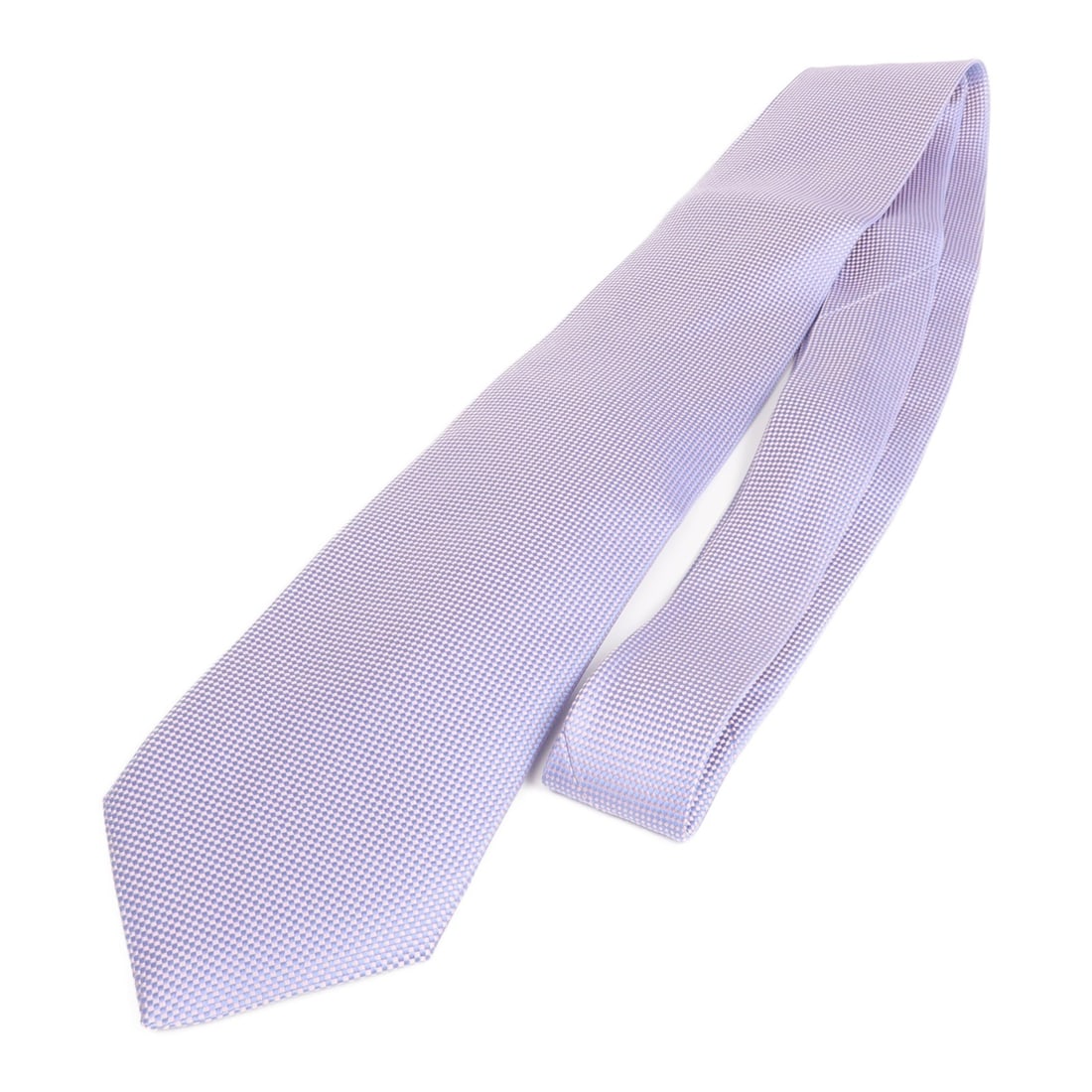 Purple Silk Necktie by Hermes France (1 of 8)