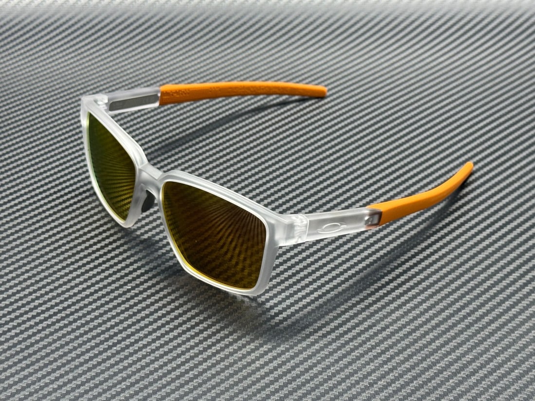 Oakley OO9430 07 Matte Clear Rose Gold Polarized Sunglasses with Authenticity Certificate (1 of 5)