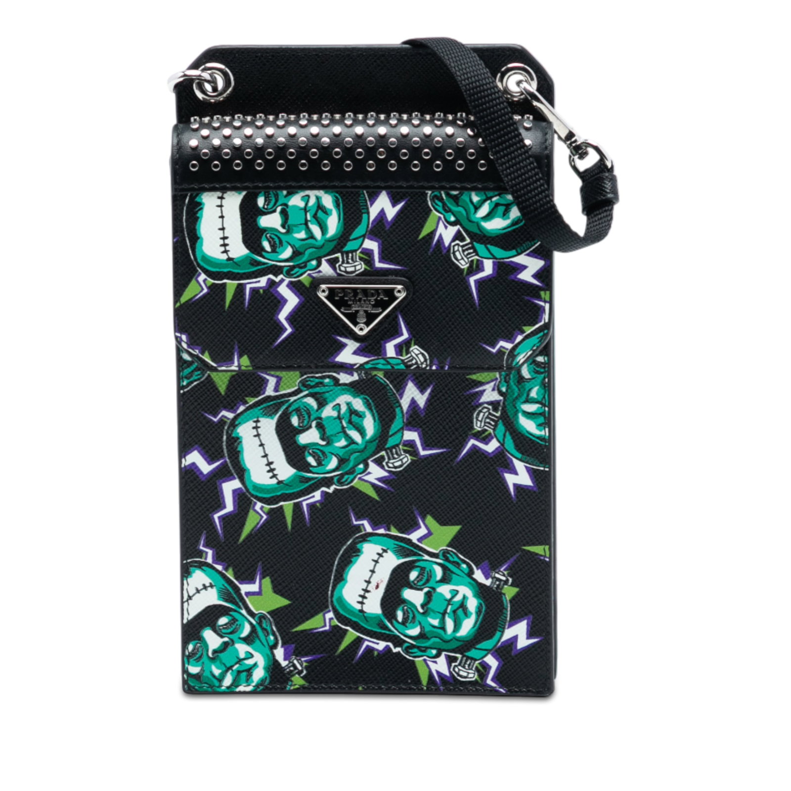 Universal Studios Frankenstein Saffiano Leather Crossbody Phone Holder by Prada (1 of 6)