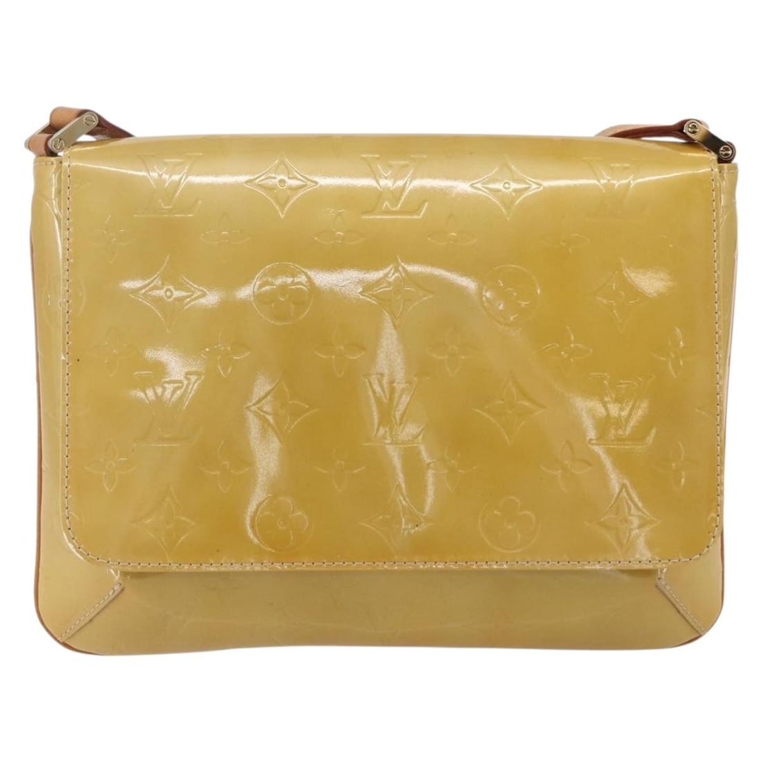 Beige Monogram Vernis Thompson Street Patent Leather Shoulder Bag by Louis Vuitton (1 of 18)