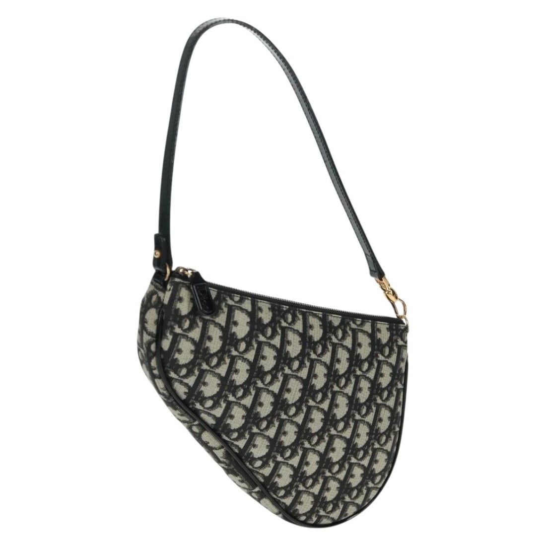 Black Trotter Canvas Saddle Accessory Pouch by Christian Dior (1 of 18)