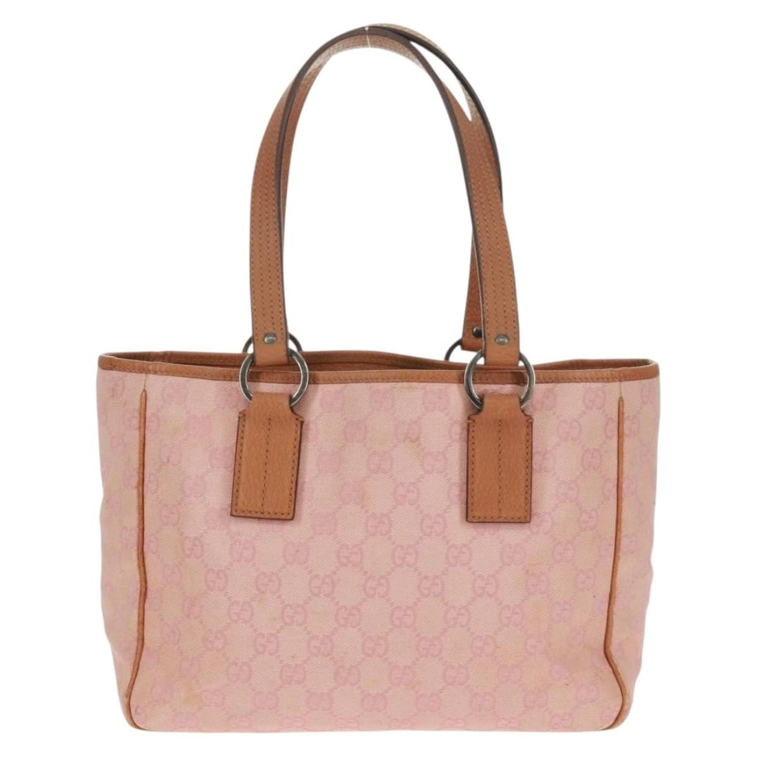 Gucci Pink Vintage Canvas Open Tote Bag 27cm by 22cm (1 of 18)
