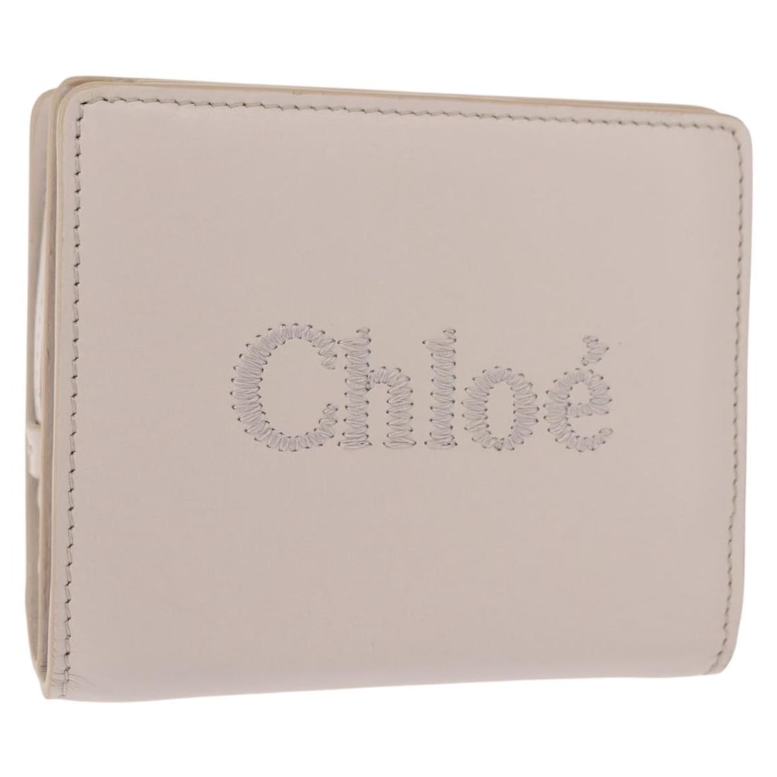 Chloe Ivory Leather Sense Wallet Auth 148477 with Dust Bag (1 of 18)
