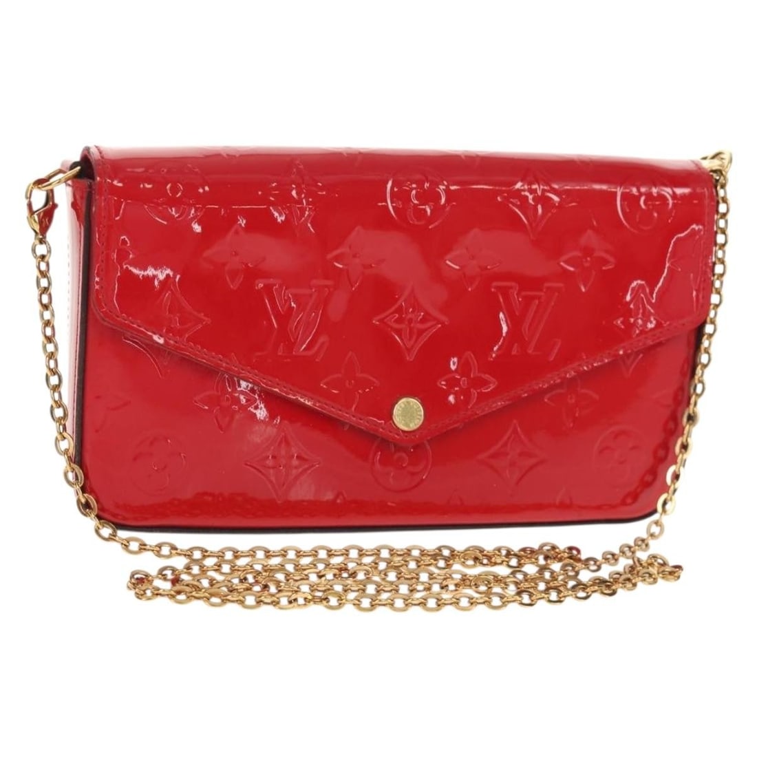 LOUIS VUITTON M61293 Vernis Wallet Pochette Felice Slys Shoulder Bag (1 of 18)