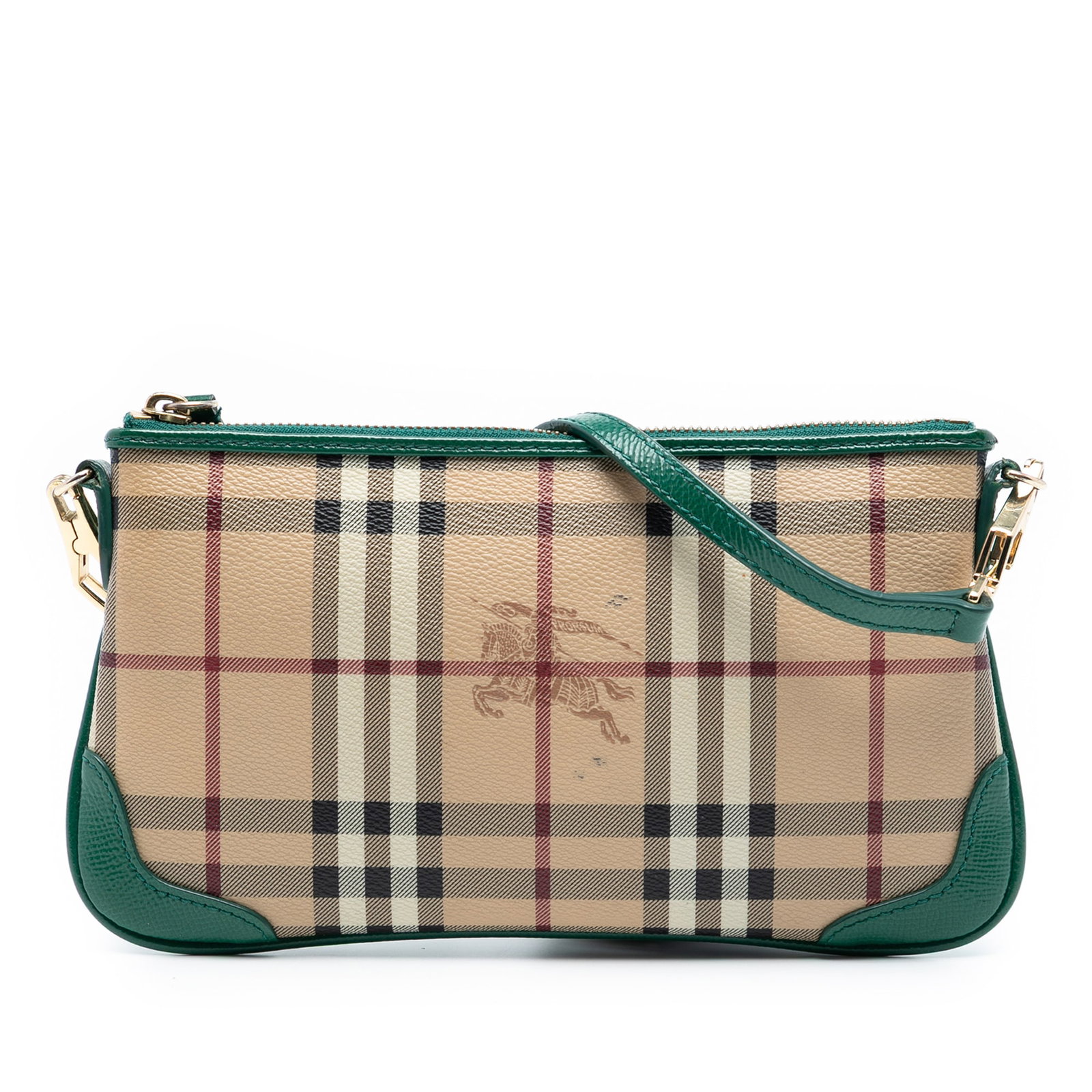 Peyton Crossbody Bag in Burberry Haymarket Check Canvas with Leather Trim (1 of 7)