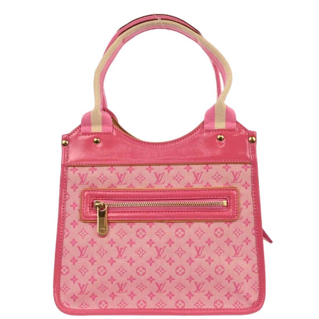 Louis Vuitton Mini Sac Catrain Pink Monogram Canvas Patent Leather Tote (1 of 10)