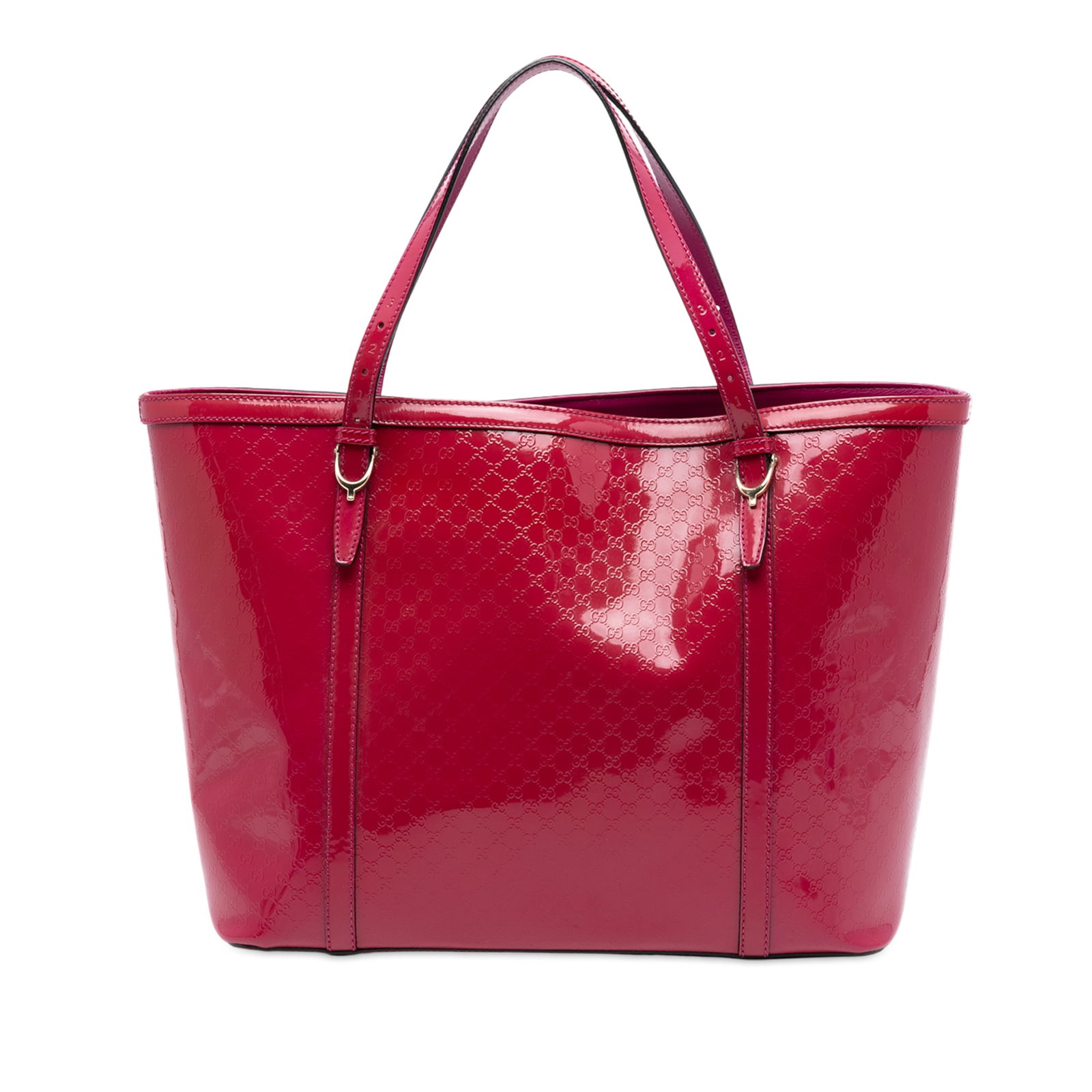 Gucci Microguccissima Pink Patent Leather Nice Tote Bag (1 of 7)
