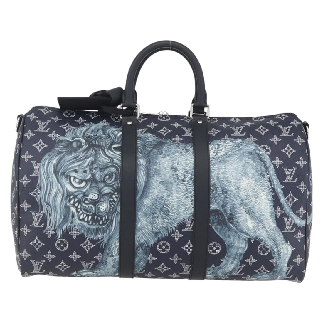 Chapman Savane Limited Edition Keepall Bandouliere Canvas Travel Bag by Louis Vuitton (1 of 18)
