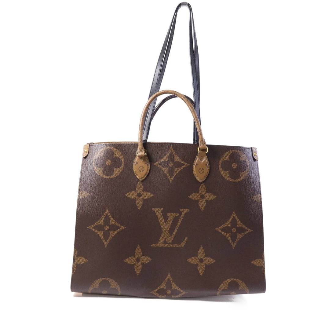 Louis Vuitton On The Go GM Monogram Brown Shoulder Bag M45320 Gold Hardware (1 of 12)