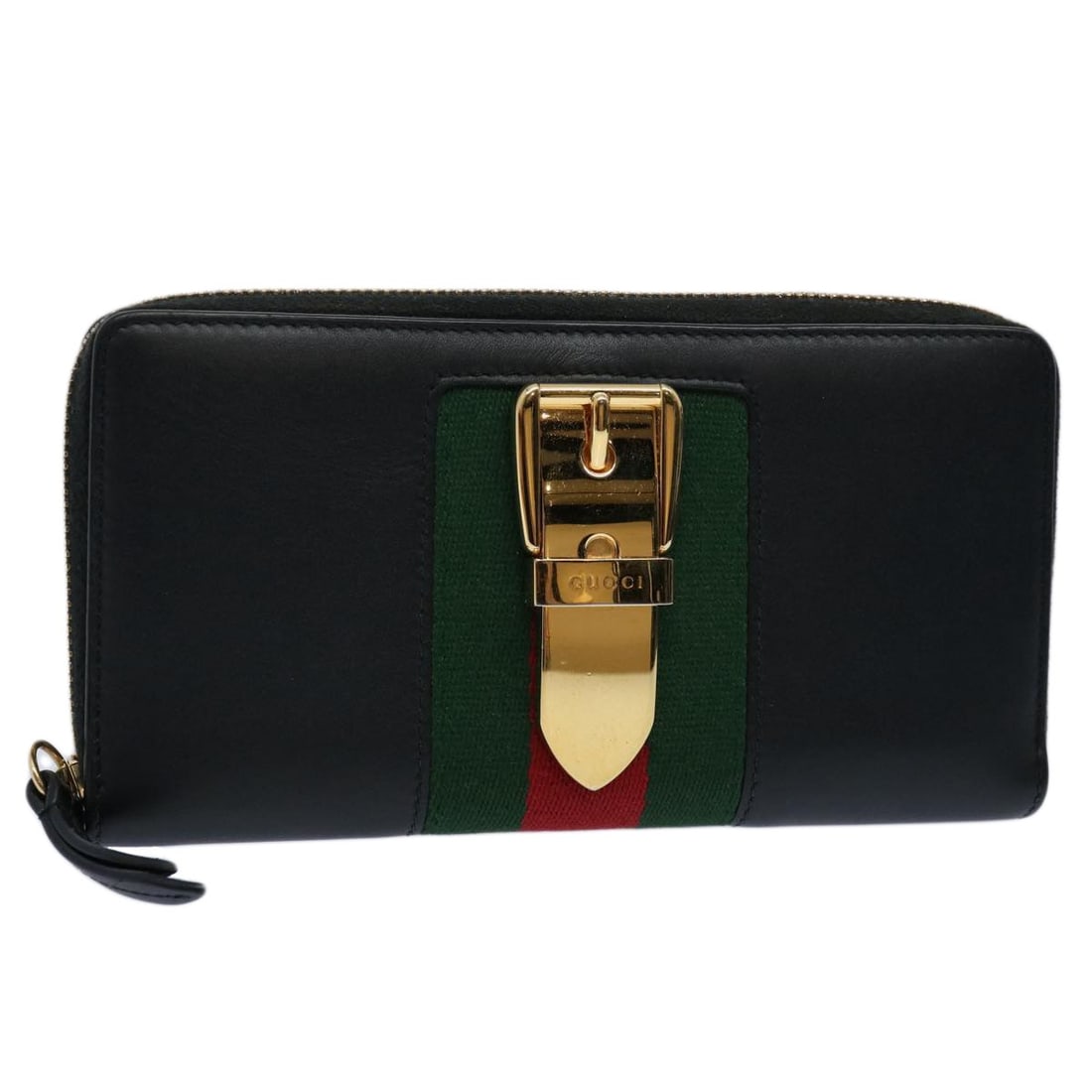 Gucci Sylvie Leather Continental Wallet Black for Women (1 of 18)