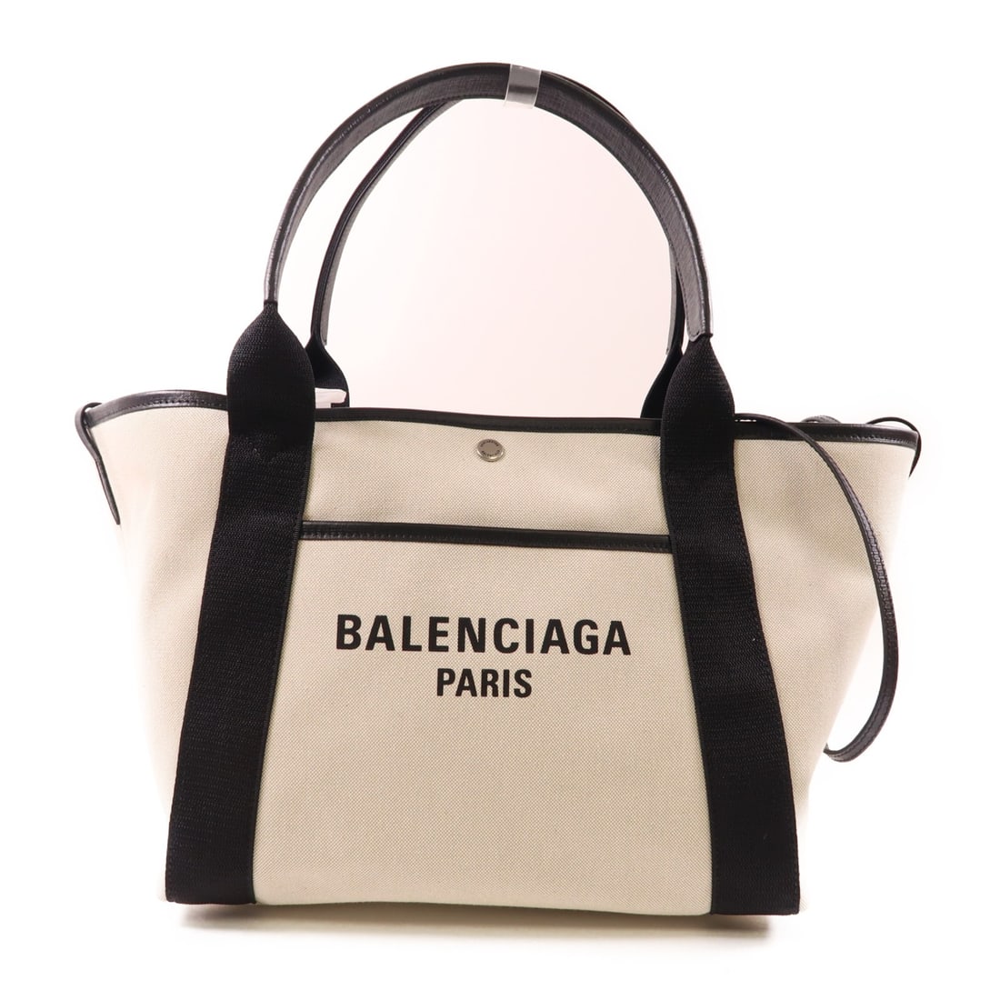 Balenciaga Biarritz Medium Tote Bag Black Canvas 805109 2ABBN/9260 (1 of 13)