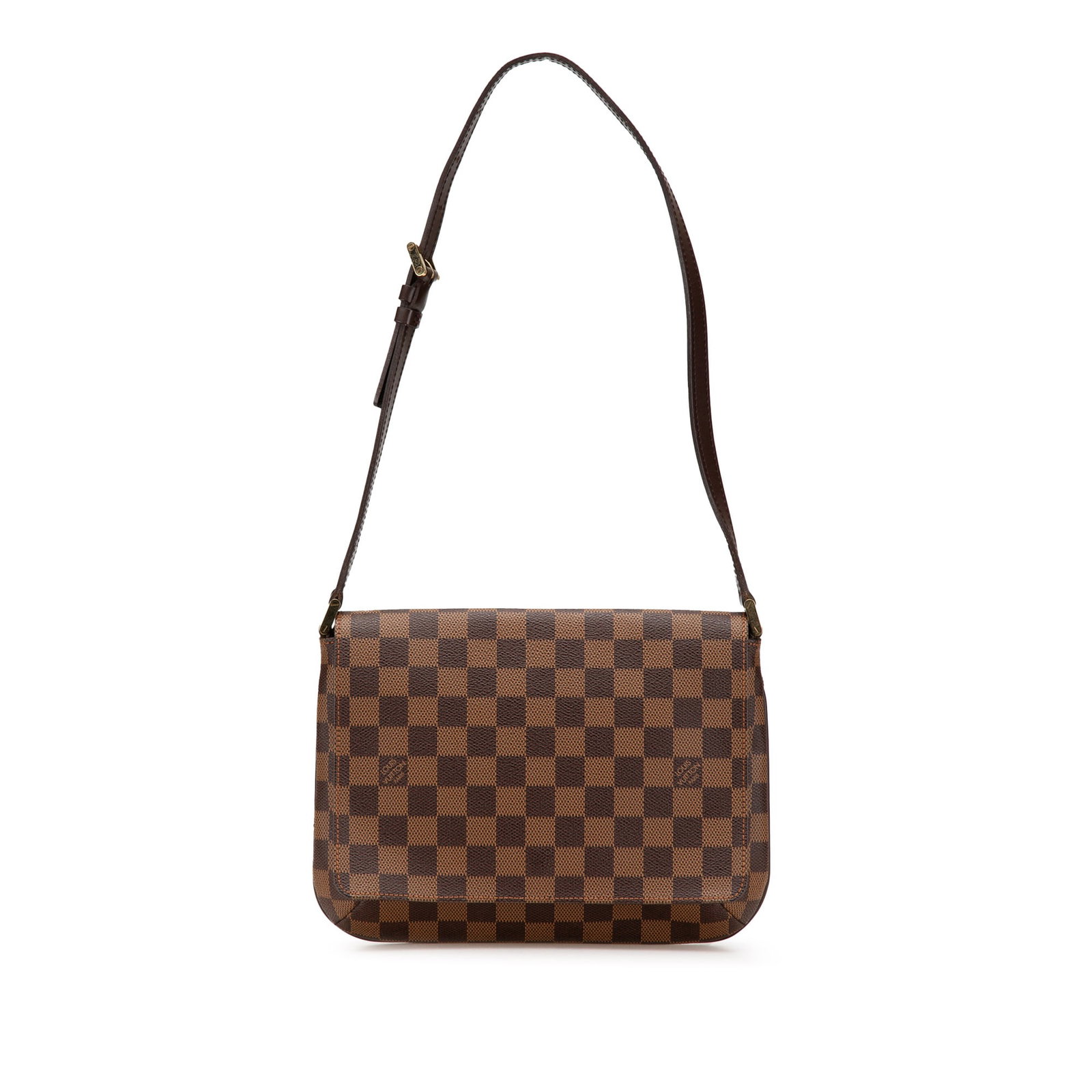 Louis Vuitton Damier Ebene Musette Tango Bag with Short Strap (1 of 11)