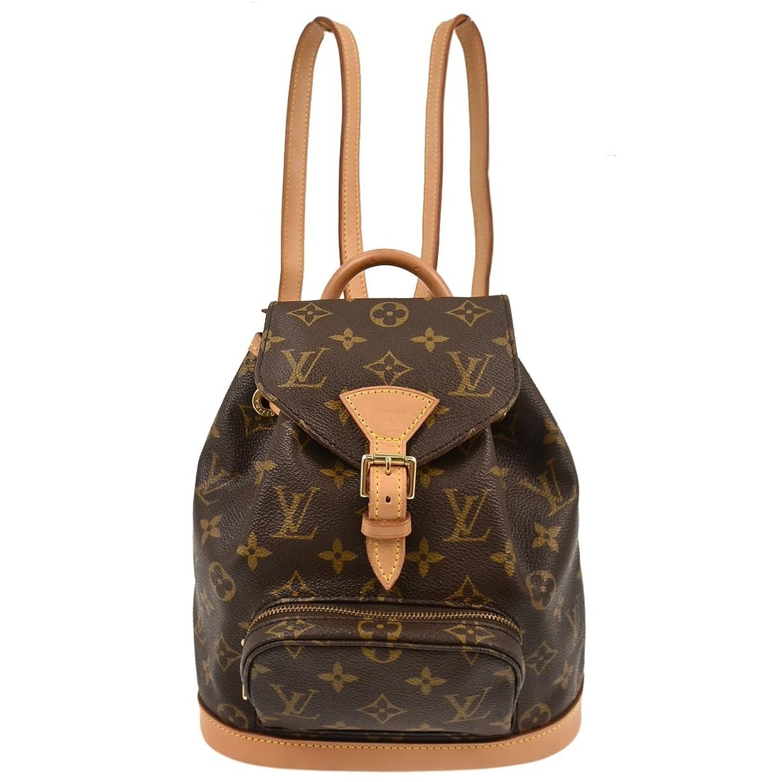 Louis Vuitton Mini Montsouris Monogram Canvas Leather Small Backpack (1 of 11)