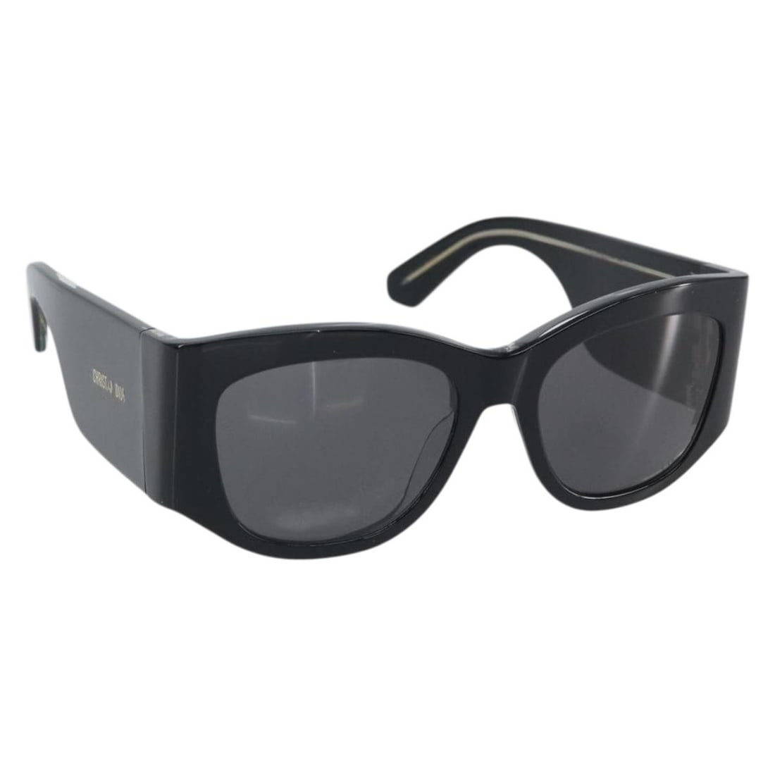 Plastic Black Christian Dior Sunglasses with Case Italy (1 of 18)