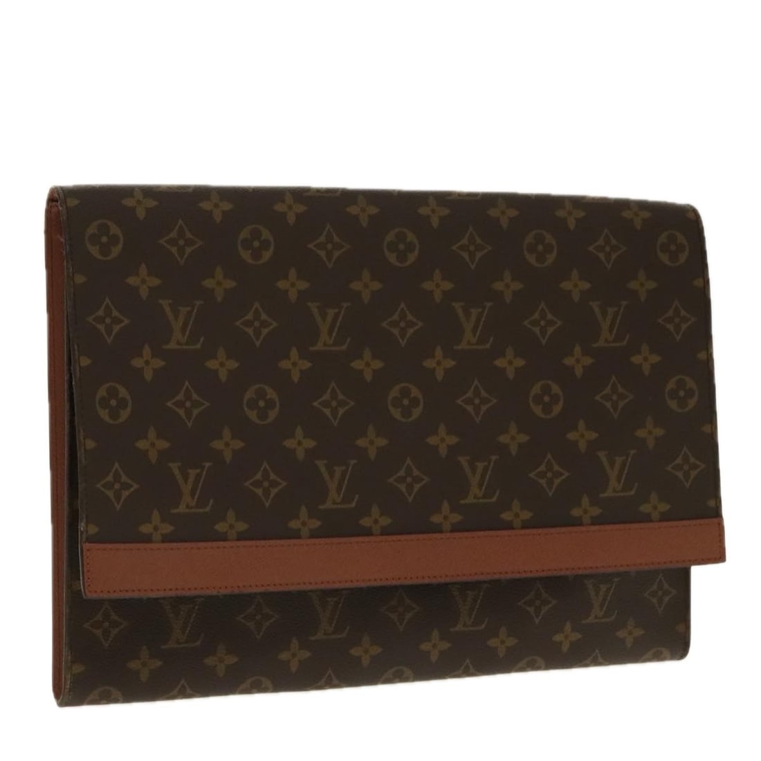 Louis Vuitton Monogram Canvas Porte Envelope Clutch Bag M51801 France (1 of 18)