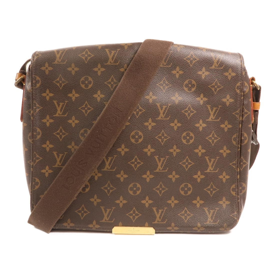 Louis Vuitton Valmy MM Brown Monogram Shoulder Bag with Gold Hardware: Louis Vuitton Valmy MM Brown Monogram Shoulder Bag with Gold Hardware This Louis Vuitton Valmy MM shoulder bag features the signature monogram brown PVC coated canvas and gold tone hardware. Designed