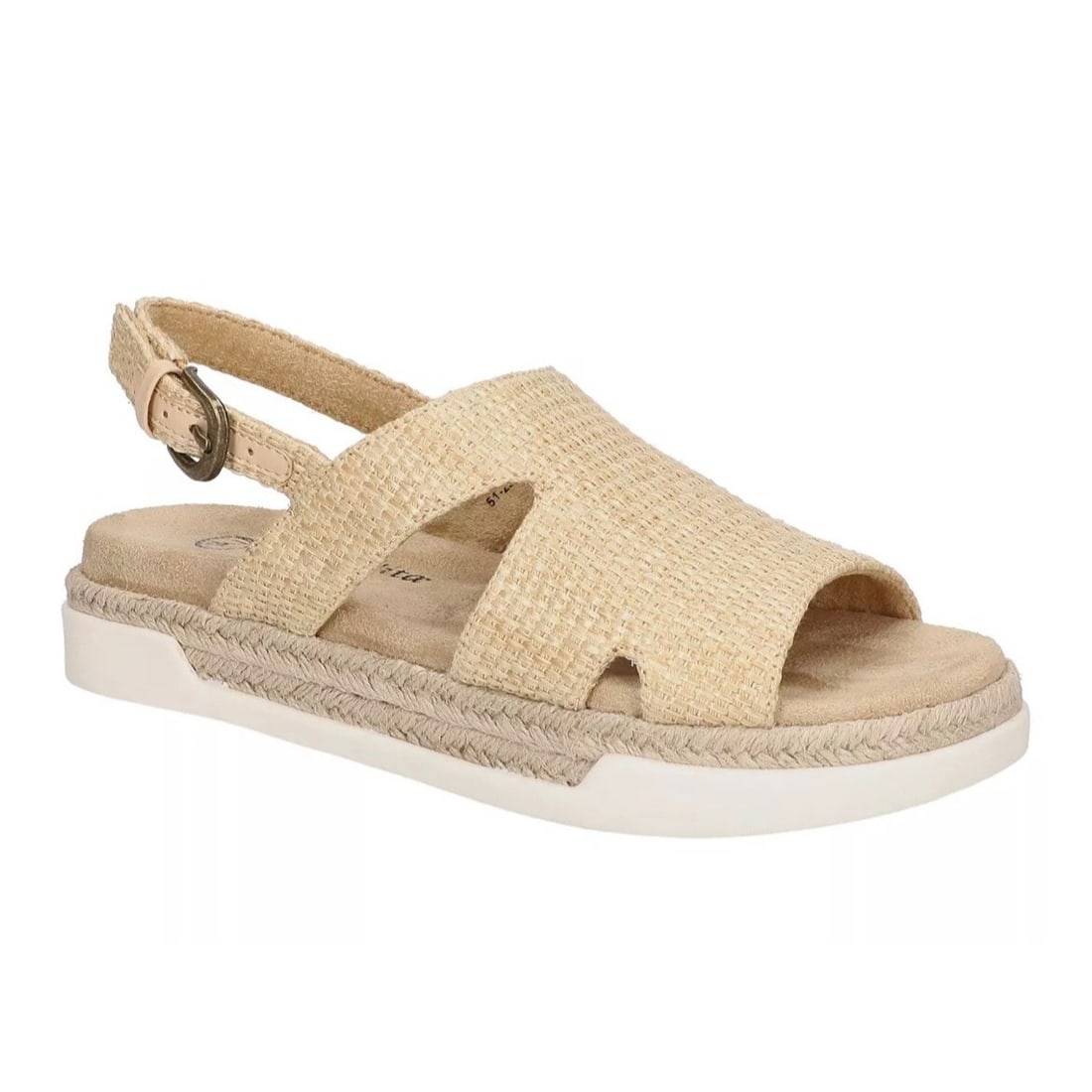 BELLA VITA Kato Slingback Sandals Woven Tan 7.5M Women (1 of 9)
