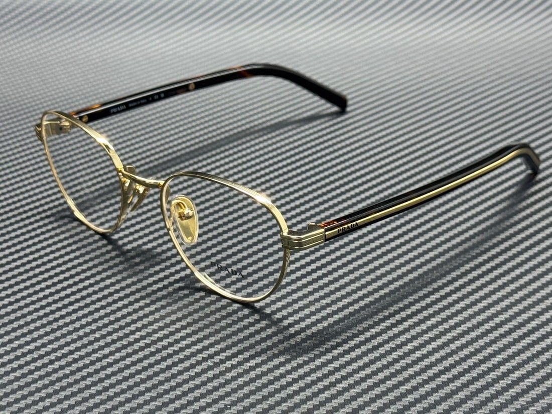 PRADA PR B53V 5AK1O1 Gold Women's Eyeglasses with Authenticity Certificate (1 of 5)