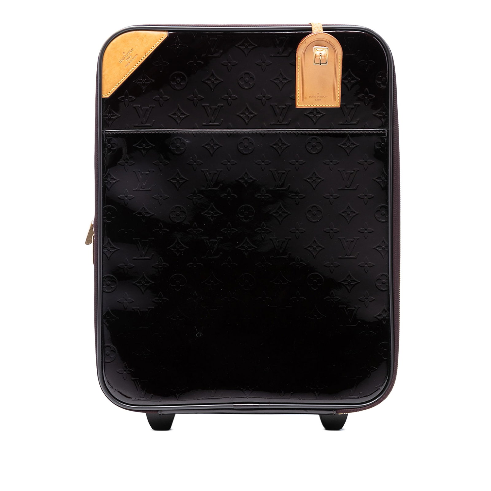 Louis Vuitton Monogram Vernis Pegase 45 Purple Leather Trolley Bag (1 of 7)