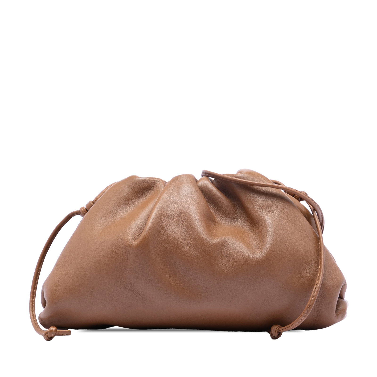 Bottega Veneta Mini Pouch Brown Leather Crossbody Bag (1 of 7)