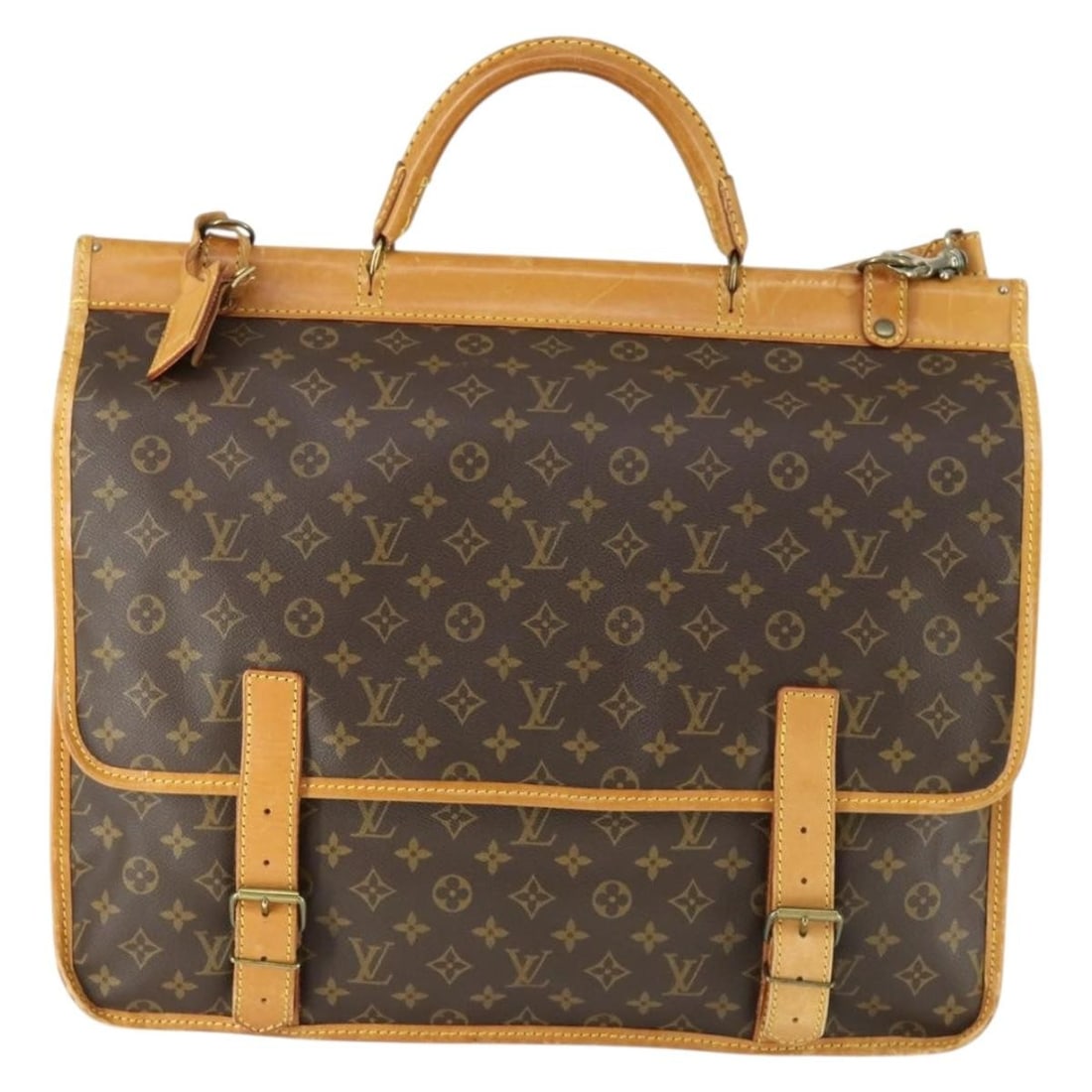 Louis Vuitton Monogram Canvas Sac Chasse Hunting Bag 50cm by 40cm by 25cm (1 of 18)