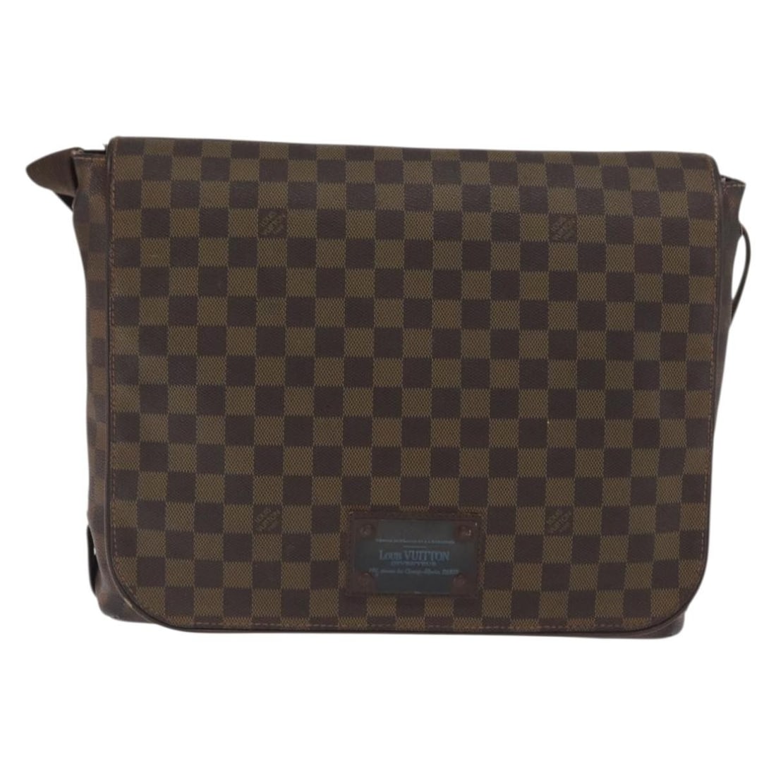 Brooklyn Shoulder Bag by Louis Vuitton Damier Canvas Unisex Brown (1 of 18)