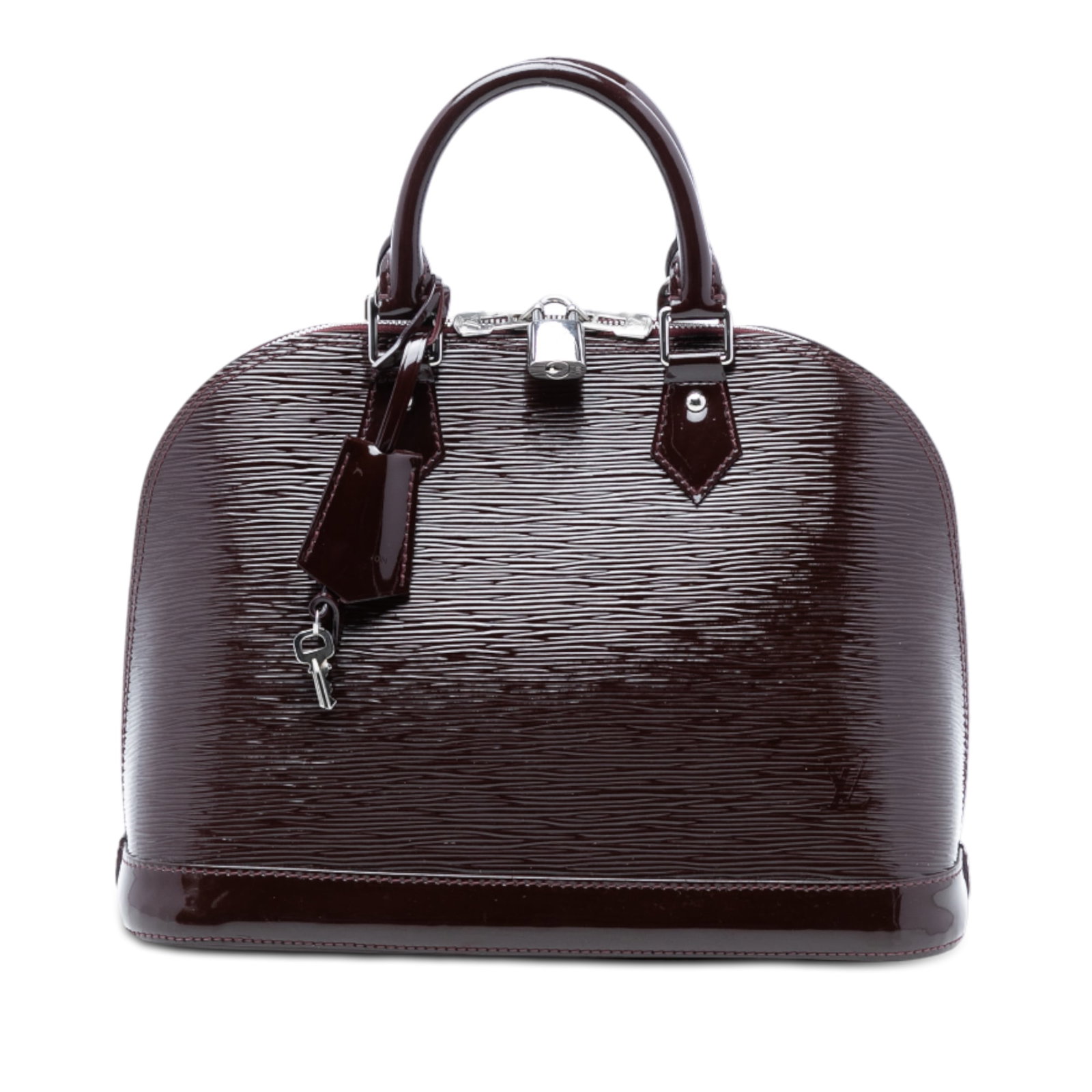 Louis Vuitton Alma PM Electric Epi Purple Leather Handbag France (1 of 7)