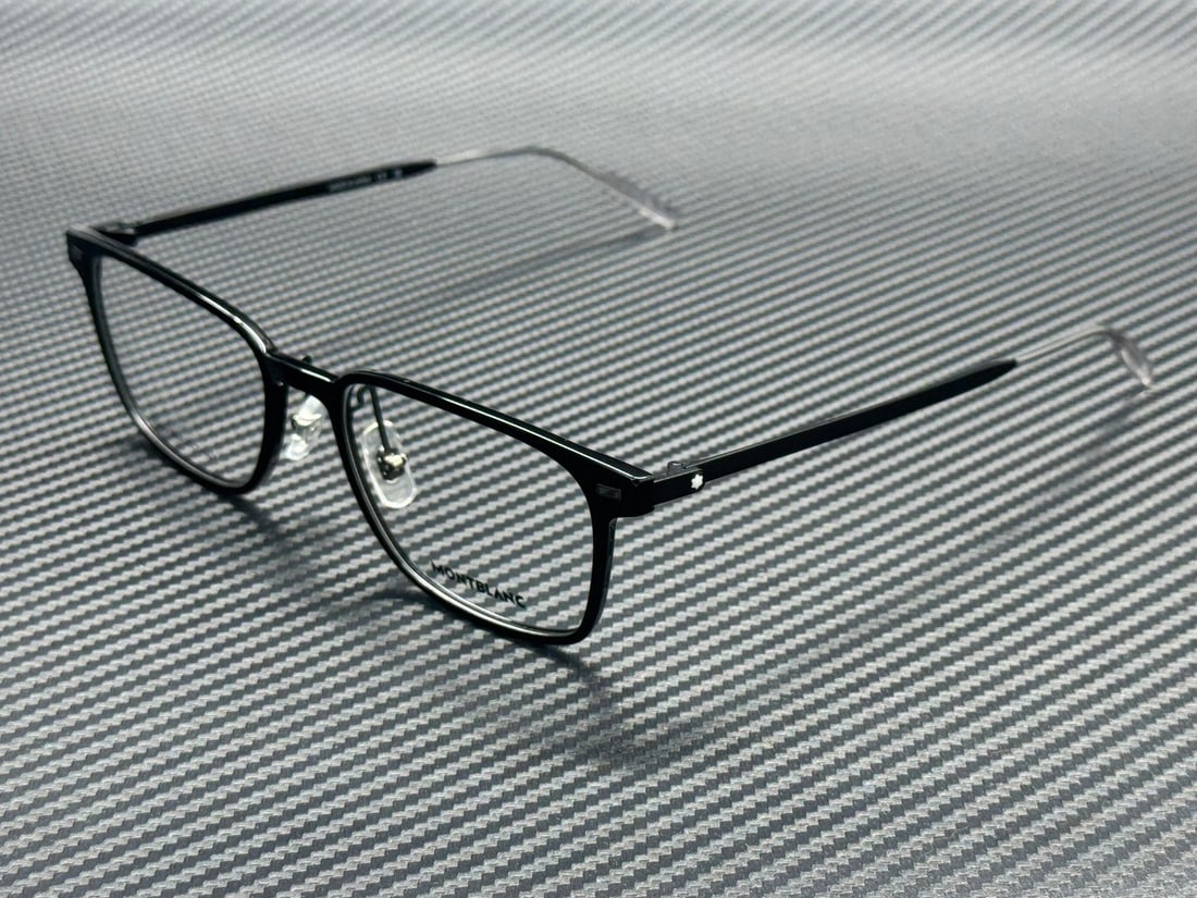 Montblanc MB0394ON 006 Black 56mm Men's Eyeglasses with Box (1 of 4)