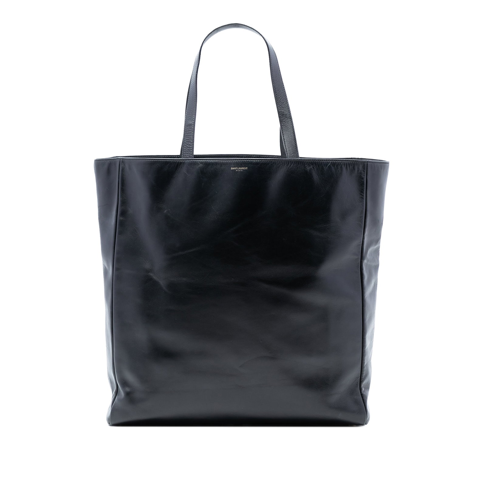 Saint Laurent Reversible Leather Tote with Interior Zip Pocket (1 of 7)
