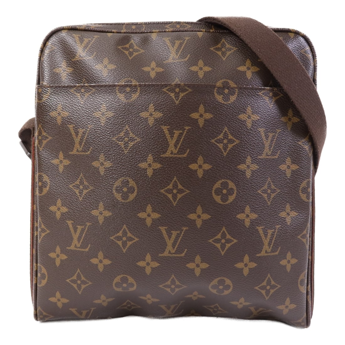Louis Vuitton Beaubourg Trotteur Shoulder Bag Monogram Canvas Brown Gold Hardware (1 of 8)