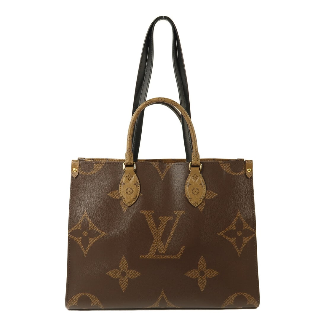 Louis Vuitton On The Go Giant Reverse Monogram Brown Shoulder Bag M45321 (1 of 13)