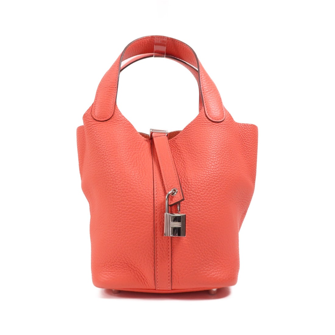 HERMES Picotin PM Handbag Rose Texas Calfskin Leather (1 of 14)