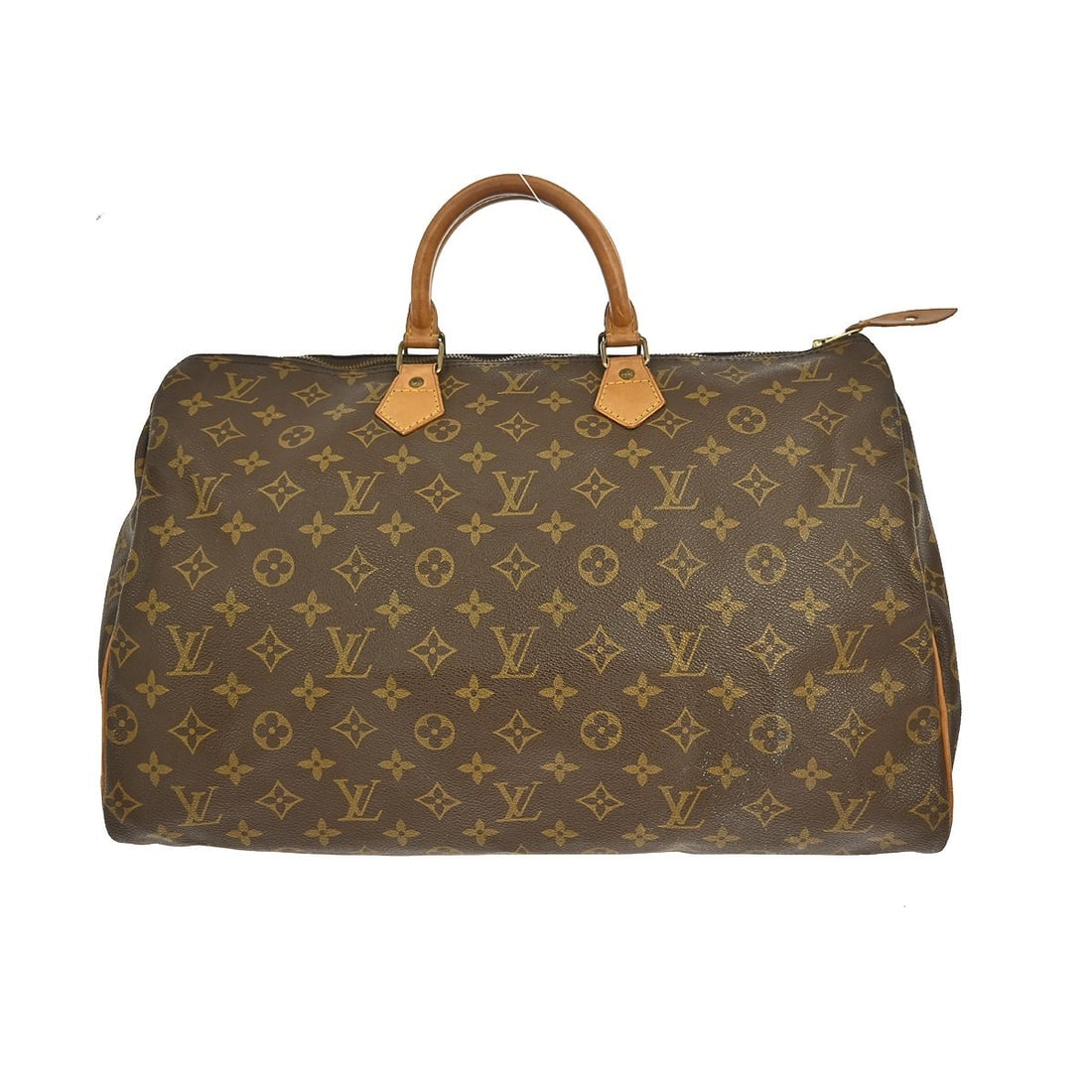 Louis Vuitton Speedy 40 Monogram Canvas Large Brown Duffle Bag M41522 (1 of 9)