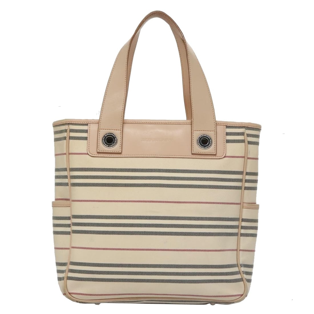 Burberry Nova Check Beige Canvas and Leather Shoulder Bag 26cm (1 of 18)