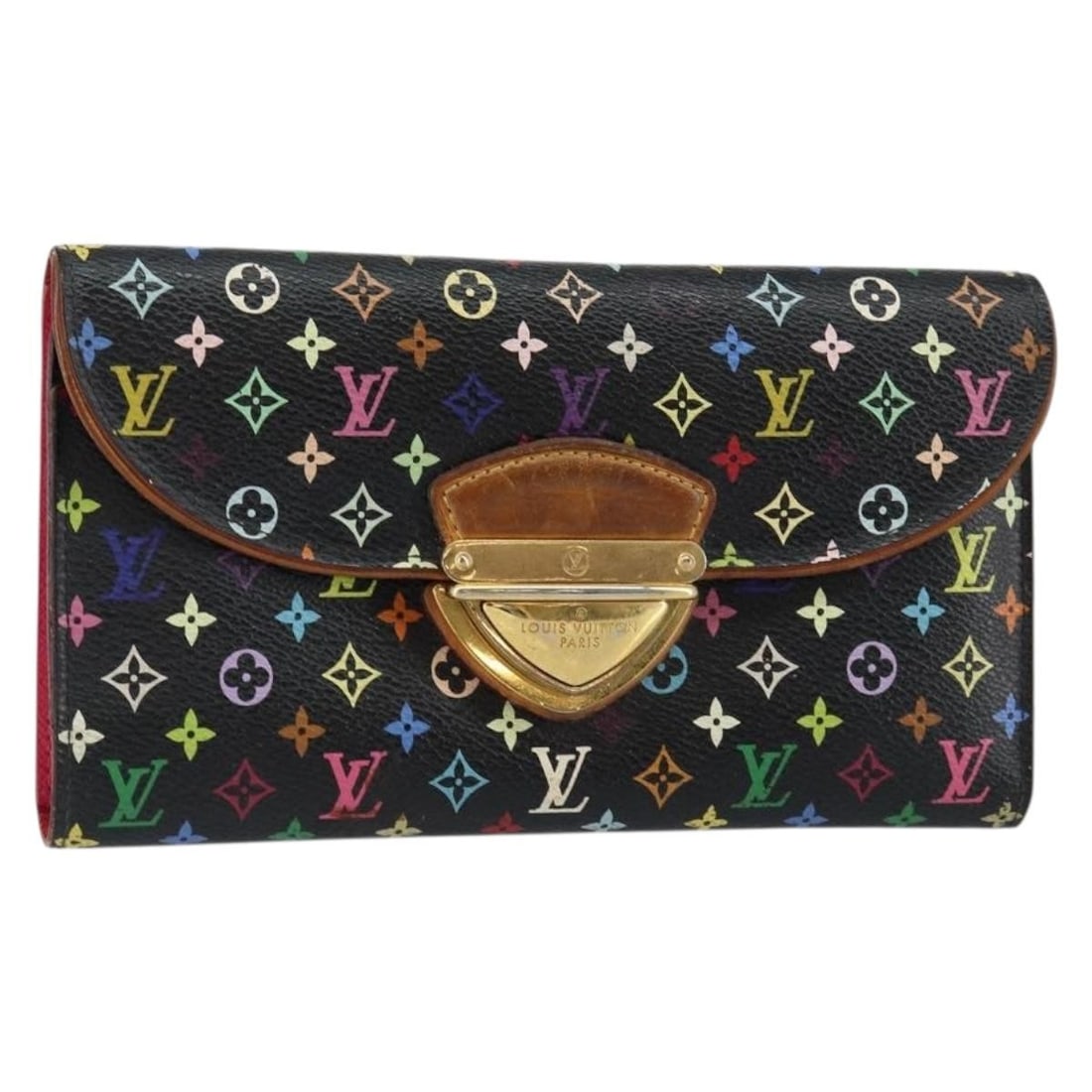 LOUIS VUITTON Multicolor Portefeuille Eugenie Wallet M93738 Auth (1 of 18)